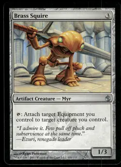 1x Brass Squire - Mirrodin Besieged - NM - MTG - Image 1