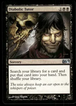 1x Diabolic Tutor - Magic 2012 (M12) - NM - MTG - Image 1