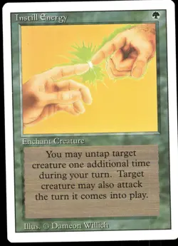 1x Instill Energy - Revised Edition - NM - MTG - Image 1