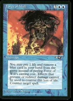 1x Force of Will - Alliances - NM - MTG - Image 1