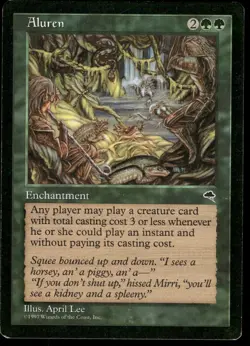 1x Aluren - Tempest - LP - Lightly Play - MTG - Image 1