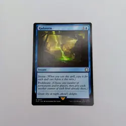Radstorm MTG Rare Magic: The Gathering Fallout Commander Instant Blue - Image 1