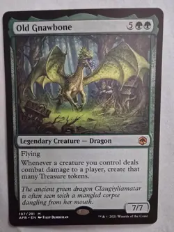 Magic The Gathering: Old Gnawbone Legendary Creature 197/281 - Image 1
