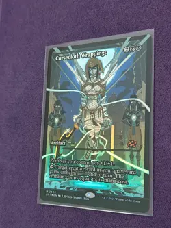 MTG Cursecloth Wrappings 400 Mythic Foil Showcase Aetherdrift - Image 2