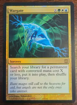 MTG Wargate Foil Alara Reborn English - MP/LP - Image 3