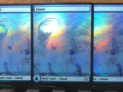 (LOT of 5) Island (262) - FULL ART Phyrexia: All will be one Foil Near Mint! - Image 2