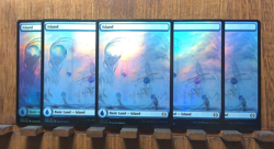 (LOT of 5) Island (262) - FULL ART Phyrexia: All will be one Foil Near Mint! - Image 3