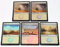 Plains (Foil) - MTG Khans of Tarkir - LP - LOT of 5 - Image 1
