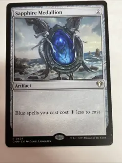 Sapphire Medallion Commander Masters #407 Rare - Image 1