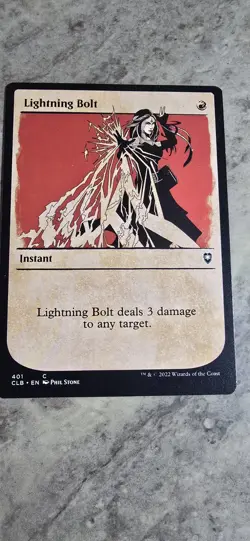Lightning Bolt (Showcase) Commander Legends: Battle for Baldur's Gate Regular - Image 1