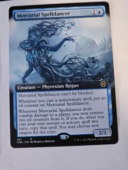 MTG - Mercurial Spelldancer Extended Art- Phyrexia All Will Be One - Image 1