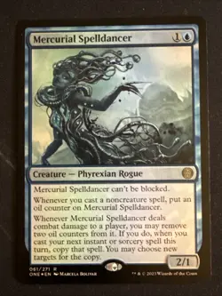 1x Foil Mercurial Spelldancer (61) Phyrexia All Will Be One LP MTG Magic x1 MKE - Image 1