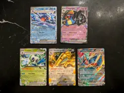 5 x EX Pokemon Card Bundle (Paradox Rift Set, NM) - Image 1