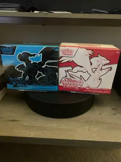 Pokemon Center Black Bolt & White Flare Elite Trainer Box ETB Set Sealed - Image 1