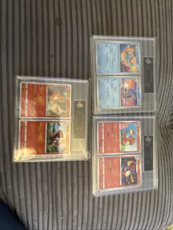 3 x Double Slabs Pokemon Cards Bundle - Image 1