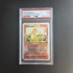 Pokemon Card - Charmander Reverse Holo Legendary Collection 70/110 - PSA 5 - Image 1