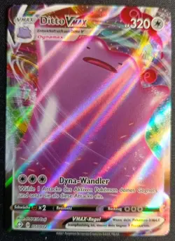 Pokemon Ditto VMAX 051 Shining Fates Holo Rare Deutsch Near Mint - Image 1