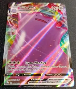 Pokemon Ditto VMAX 051 Shining Fates Holo Rare Deutsch Near Mint - Image 2