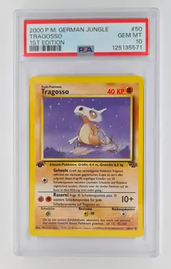 Pokemon Sammlung 9 Karten alle PSA10 Non-Holo DE / Jungle Set 1st Edition German - Image 4