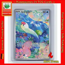 Schligda - Pokemon Karte TCG 206/198 Illustrationn Rare Karmesin & Purpur /M91 - Image 1