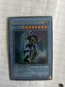 Yu-Gi-Oh! Black Luster Soldier SYE-024 Ultra Rare LP + Black Luster Ritual - Image 2