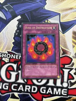 (STO) Ring of Destruction IOC-SE3 NM- Invasion of Chaos Limited Yugioh VLP - Image 1