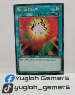 YUGIOH SQUIB DRAW CIBR-EN055 1 ST EDITION SECRET LIGHT PLAYED - Image 1
