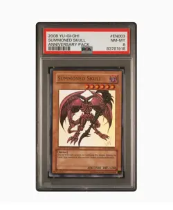 Yu-Gi-Oh! Summoned Skull (YAP1-EN003) Ultra Rare - Limited Ed - NM/MT (PSA 8) - Image 1