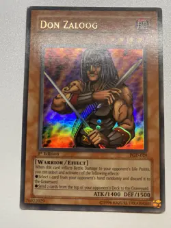 Yugioh Don Zaloog 1st Edition Ultra Rare PGD-029 HP Heavy - Image 1