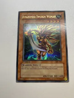 Yugioh Amazoness Swords Woman 1st Edition Ultra Rare MFC-061 HP - Image 1