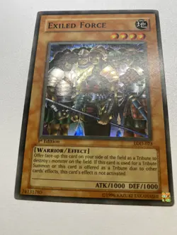 Yugioh Exiled Force 1st Edition Super Rare LOD-023 HP - Image 1