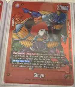 Dragon ball- Ginyu SB02-049 Limited Pack 02 Fusion World Promo parallel card - Image 1