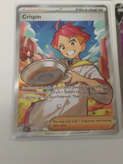 Pokemon Illustration Rare/Crispin Trainer Supporter/Full Art Holo Cards - Image 4