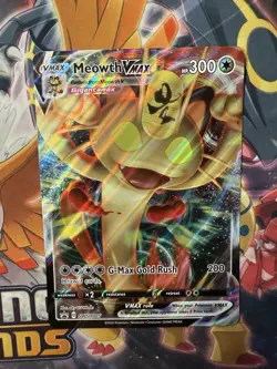 Meowth VMAX - SWSH005 - Jumbo Oversized Cards Pokemon Trading Card NM - Image 1