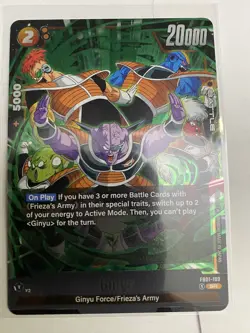 Dragon Ball Super Card Game Fusion World Awakened Pulse Ginyu FB01-109 SR - Image 1