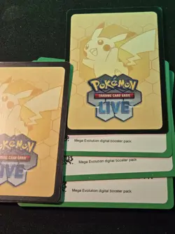 20 Digital CODE CARDS Mega Evolution Surg?? Pokemon TCG Message Sent With Codes - Image 1