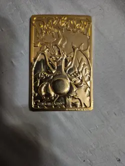 POKEMON #6 CHARIZARD Burger King Gold-Plated Pokeball Card 1999 - Image 2