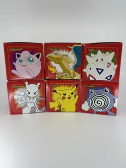 1999 Pokemon 23K Gold Plated Cards Limited Edition FULL Set of 6 Burger King - Image 1