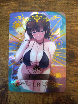 UR Beautiful Waifu Card - Fubuki - Genshin Impact One Punch Man FOIL - Image 1