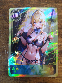 UR Beautiful Waifu Card - Jean - Goddess Story Genshin Impact FOIL - Image 1