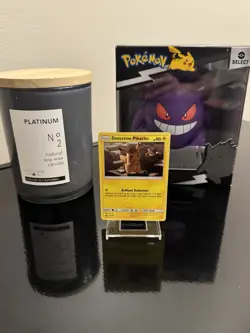 Detective Pikachu SM194 Promo Pokemon Card MP - Image 1