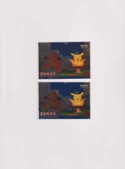 "Playtime" 1999 Topps Holo Pikachu's Vacation Pokemon Card Blue Logo Black Logo - Image 1