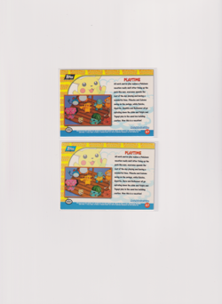 "Playtime" 1999 Topps Holo Pikachu's Vacation Pokemon Card Blue Logo Black Logo - Image 2