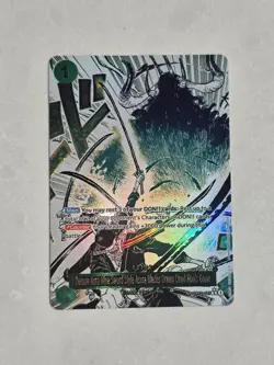 One Piece Card Game CCG TCG Demon Aura Dead Man's Game OP12-037 Alt Art English - Image 1