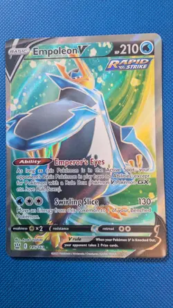 Pokemon Empoleon v Full Art Holo Card 145/163 Battle Styles Ultra Rare - Image 1