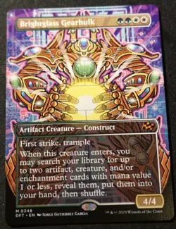 Brightglass Gearhulk - Borderless - DFT - MTG - EN - NM - 0348 - Image 1