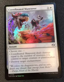 Coordinated Maneuver - Foil - TDM - MTG - EN - NM - 0006 - Image 1