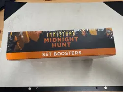 Magic The Gathering MTG Midnight Hunt Set Booster Factory Sealed Box - Image 5