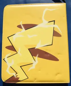 Pokemon Yellow Pikachu Card Binder With 570+ Cards, G-VG Condition, Mostly 2010s - Image 2