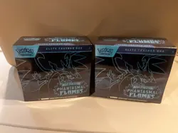 Pokemon Phantasmal Flames Elite Trainer Box ETB Lot Of 2 Sealed NO RESERVE - Image 1